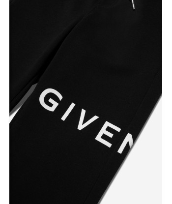 Givenchy Boys Logo Print Joggers in Black le concept de la Pate a emporter 