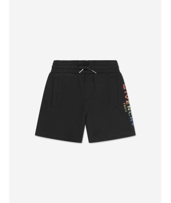 Givenchy Boys Embroidered Logo Shorts in Black Amélioration de cerveau avec