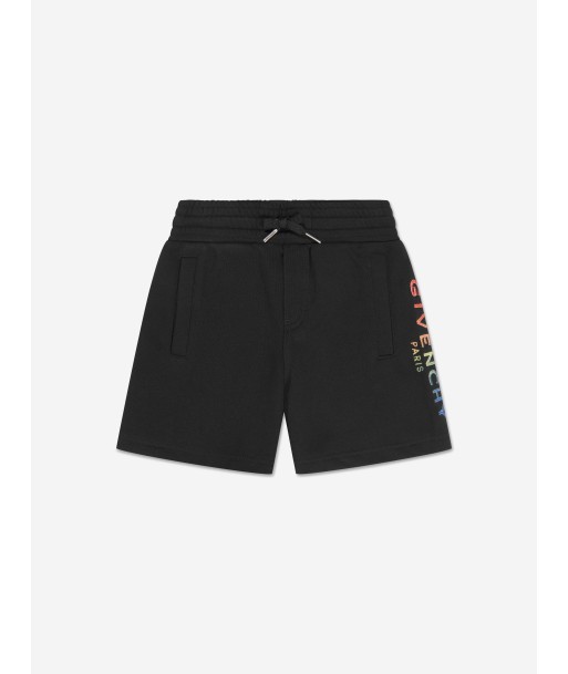 Givenchy Boys Embroidered Logo Shorts in Black Amélioration de cerveau avec