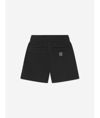 Givenchy Boys Embroidered Logo Shorts in Black Amélioration de cerveau avec