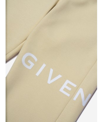 Givenchy Boys Logo Print Joggers in Cream store