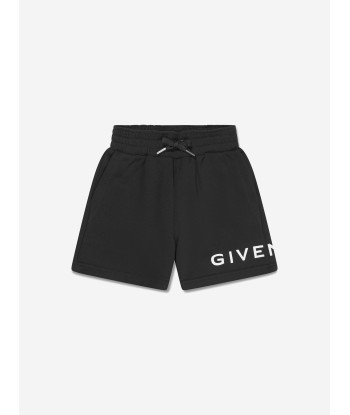 Givenchy Boys Logo Print Shorts in Black de votre