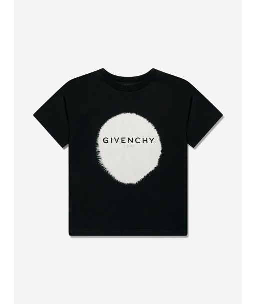 Givenchy Boys Logo Print T-Shirt in Black solde