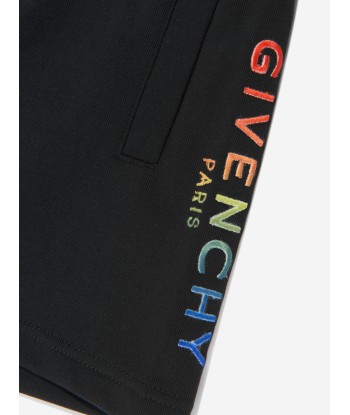 Givenchy Boys Embroidered Logo Shorts in Black Amélioration de cerveau avec