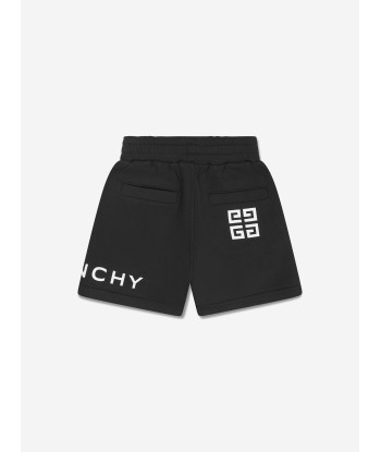 Givenchy Boys Logo Print Shorts in Black de votre