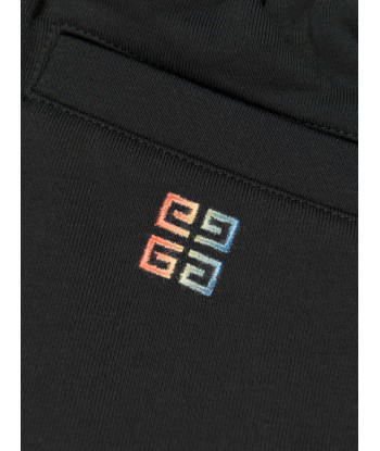 Givenchy Boys Embroidered Logo Shorts in Black Amélioration de cerveau avec