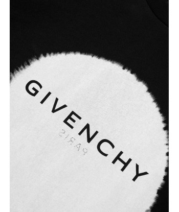 Givenchy Boys Logo Print T-Shirt in Black solde