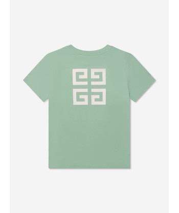 Givenchy Boys Logo Print T-Shirt in Green 50% de réduction en Octobre 2024