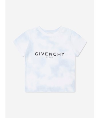 Givenchy Boys Cloud Print Logo T-Shirt in White français