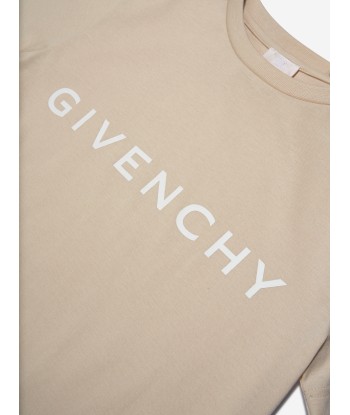 Givenchy Boys Logo Print T-Shirt in Cream ou a consommer sur place