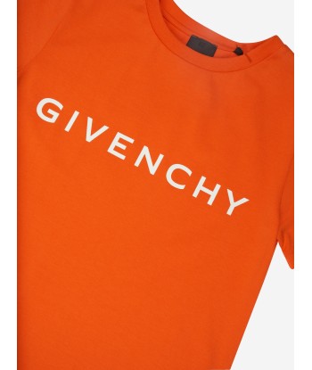 Givenchy Boys Logo Print T-Shirt in Red acheter