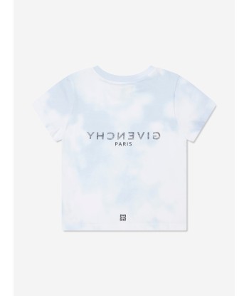 Givenchy Boys Cloud Print Logo T-Shirt in White français