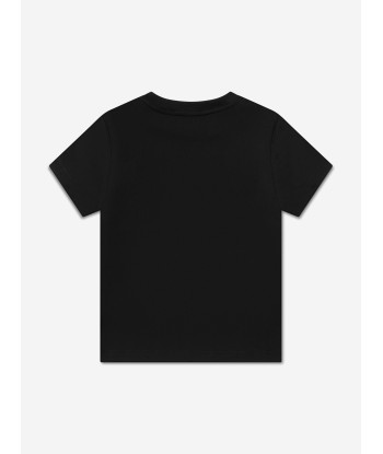 Givenchy Boys Camouflage Logo T-Shirt in Black Le MVP de beaucoup