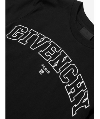 Givenchy Boys Varsity Logo T-Shirt in Black pas cher chine