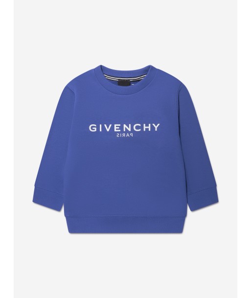 Givenchy Boys Logo Print Sweatshirt in Blue 2 - 3 jours ouvrés.