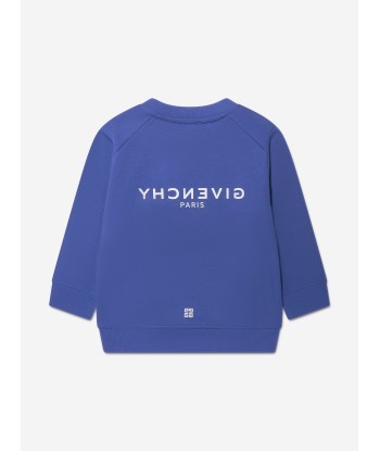 Givenchy Boys Logo Print Sweatshirt in Blue 2 - 3 jours ouvrés.