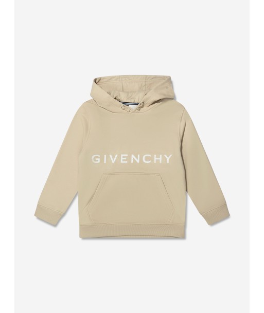 Givenchy Boys Logo Print Hoodie in Cream plus qu'un jeu 