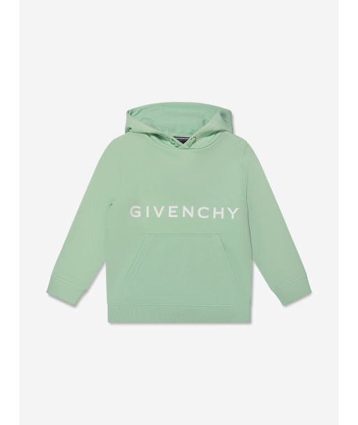 Givenchy Boys Logo Print Hoodie in Green 50-70% off 