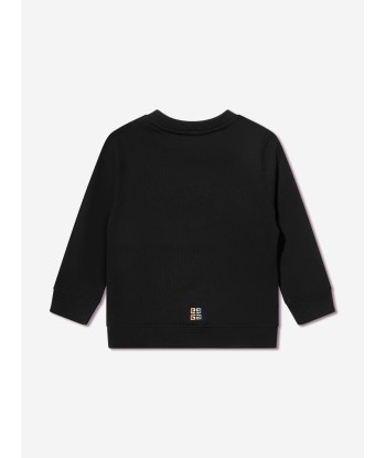 Givenchy Boys Embroidered Logo Sweatshirt in Black Découvrez la collection