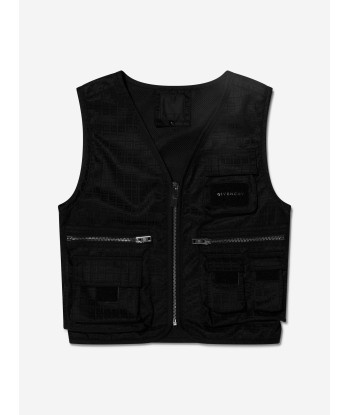 Givenchy Boys Cargo Gilet in Black france