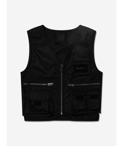 Givenchy Boys Cargo Gilet in Black france