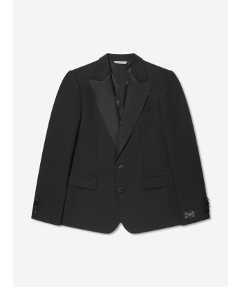 Dolce & Gabbana Boys Wool Blazer in Black france