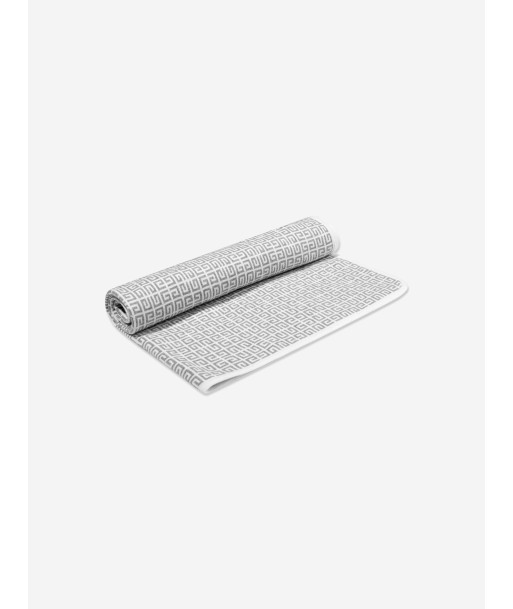 Givenchy Baby Cashmere Knitted Blanket in Grey meilleur choix