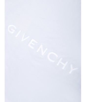 Givenchy Baby Boys Embroidered Logo Blanket in Blue pas cher chine