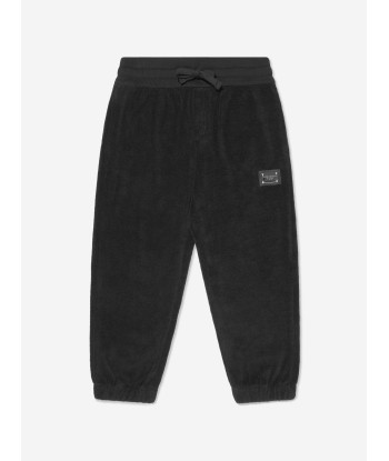 Dolce & Gabbana Kids Logo Joggers in Black pour bénéficier 