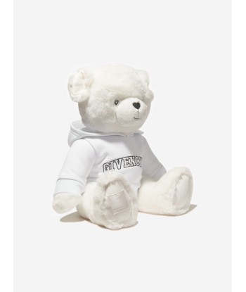 Givenchy Kids Teddy Bear With Hoodie in White hantent personnes