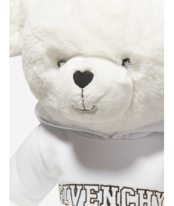 Givenchy Kids Teddy Bear With Hoodie in White hantent personnes