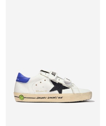 Golden Goose Kids Leather Phyton Print Star Trainers le des métaux précieux