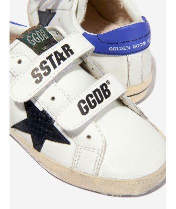 Golden Goose Kids Leather Phyton Print Star Trainers le des métaux précieux