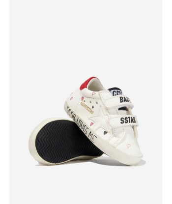 Golden Goose Baby Girls Leather Hearts And Star Trainers de l' environnement