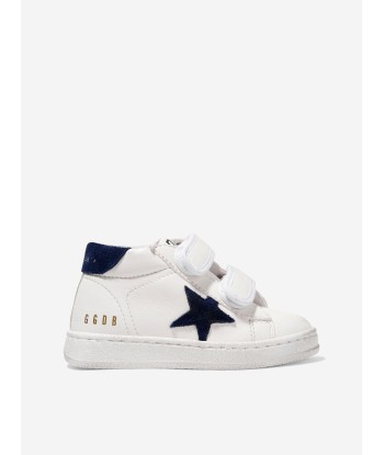 Golden Goose Kids Leather And Suede Star Trainers Les magasins à Paris