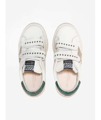 Golden Goose Kids May Leather And Suede Star Trainers livraison et retour toujours gratuits