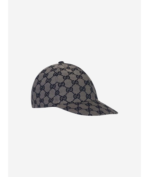 Gucci Kids Original GG Canvas Cap in Navy Livraison rapide