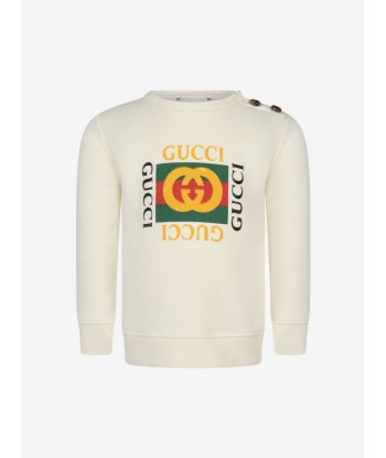 Gucci Baby Logo Print Sweatshirt Profitez des Offres !