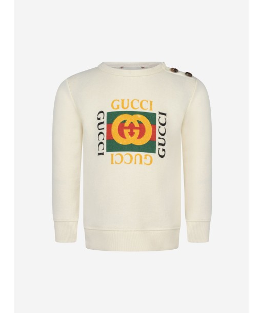 Gucci Baby Logo Print Sweatshirt Profitez des Offres !