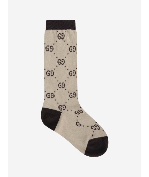 Gucci Kids GG Socks in Beige votre restaurant rapide dans 