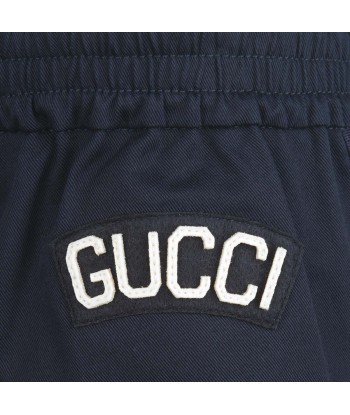 GUCCI Baby Boys Blue Cotton Trousers ouvre sa boutique