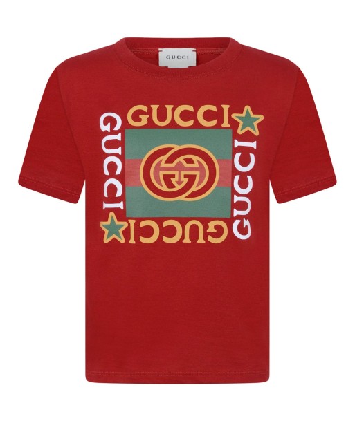 Gucci Kids Cotton Vintage Logo T-Shirt livraison et retour toujours gratuits