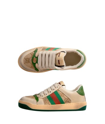 GUCCI Kids Leather Screener Trainers Livraison rapide