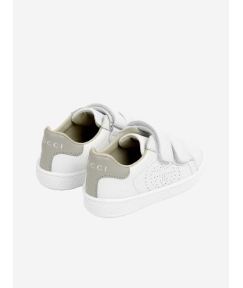 GUCCI Leather New Ace Velcro Trainers de votre