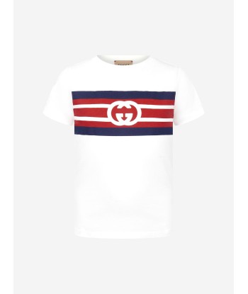 Gucci Boys GG Logo Print T-Shirt Les magasins à Paris