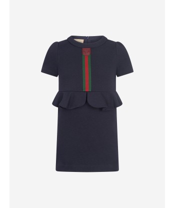 Gucci Girls Cotton Jersey Web Dress Par le système avancé 