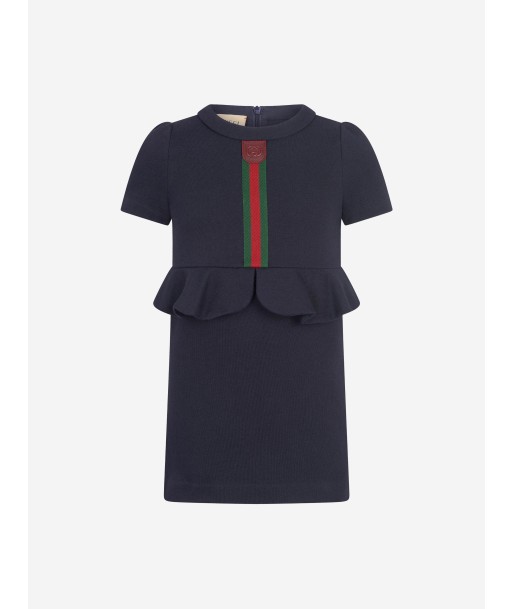 Gucci Girls Cotton Jersey Web Dress Par le système avancé 