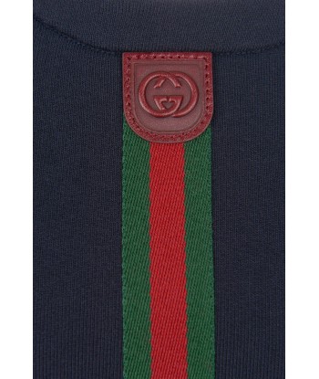 Gucci Girls Cotton Jersey Web Dress Par le système avancé 