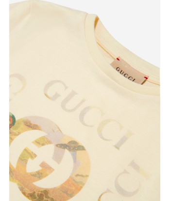 Gucci Boys Logo Print T-Shirt store