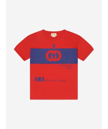 Gucci Boys Logo Print T-Shirt acheter en ligne